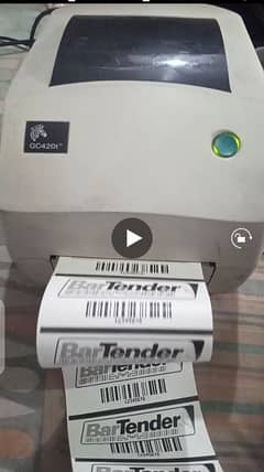 Zebra GC420t barcode printer