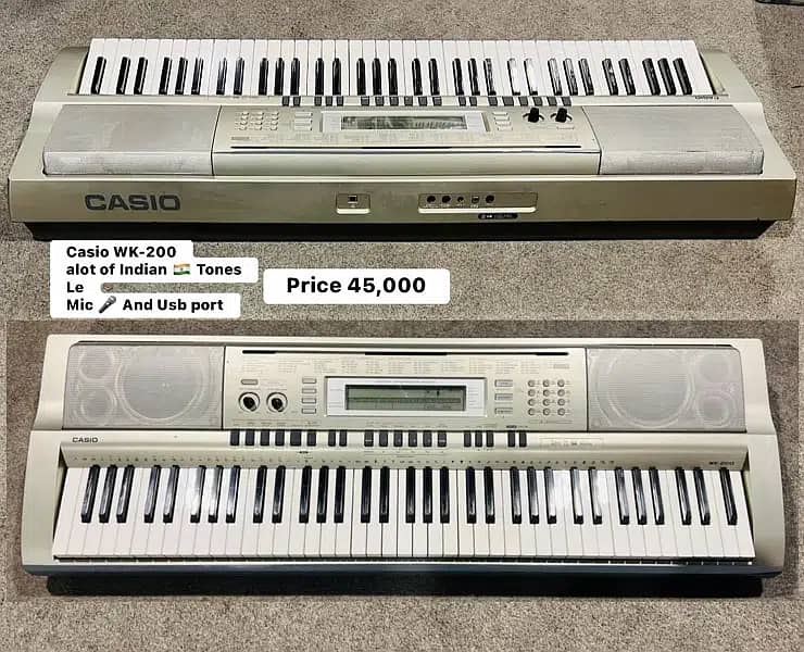 Casio WK-200 keybaord piano Casio WK-220 Ctk-601 Ctk-541 Ctk-620L 0
