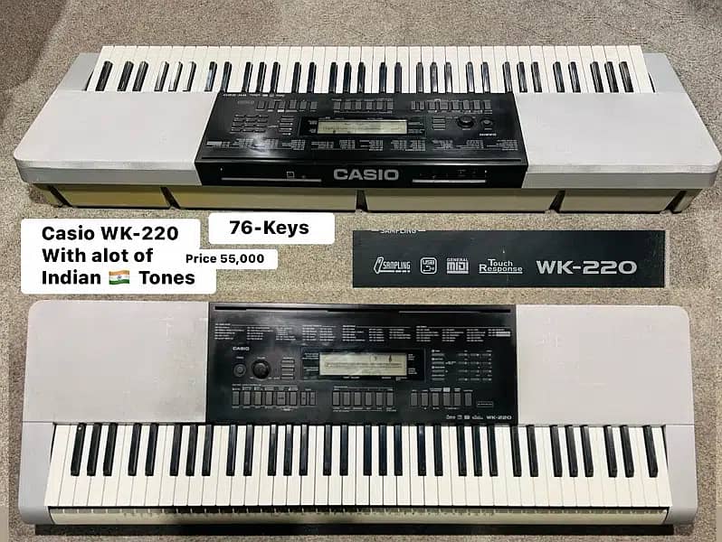 Casio WK-200 keybaord piano Casio WK-220 Ctk-601 Ctk-541 Ctk-620L 1