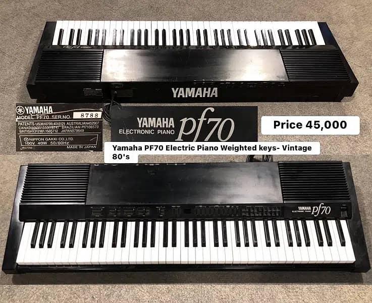 Digital piano hammer weighted 88 keys Keyboard Korg Casio Yamaha Kawai 3