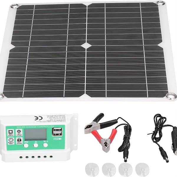 40w solar panel and 100 amp controller 4