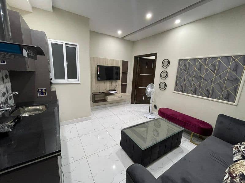 for rent fully luxury furnished apartment available in bahria town lhr 2