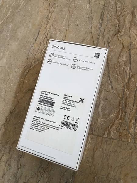 Oppo A12 original brand new box only 3
