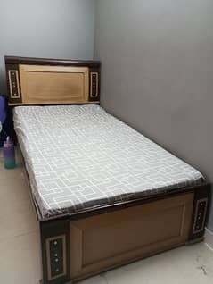 2 single bed set with dressing and 1 side table