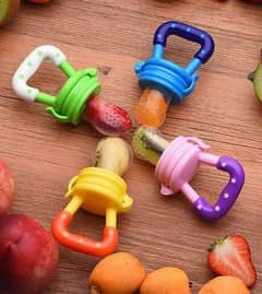 IMPORTED BABY FRUIT PACIFIER+BABY SPOON FEEDER 0