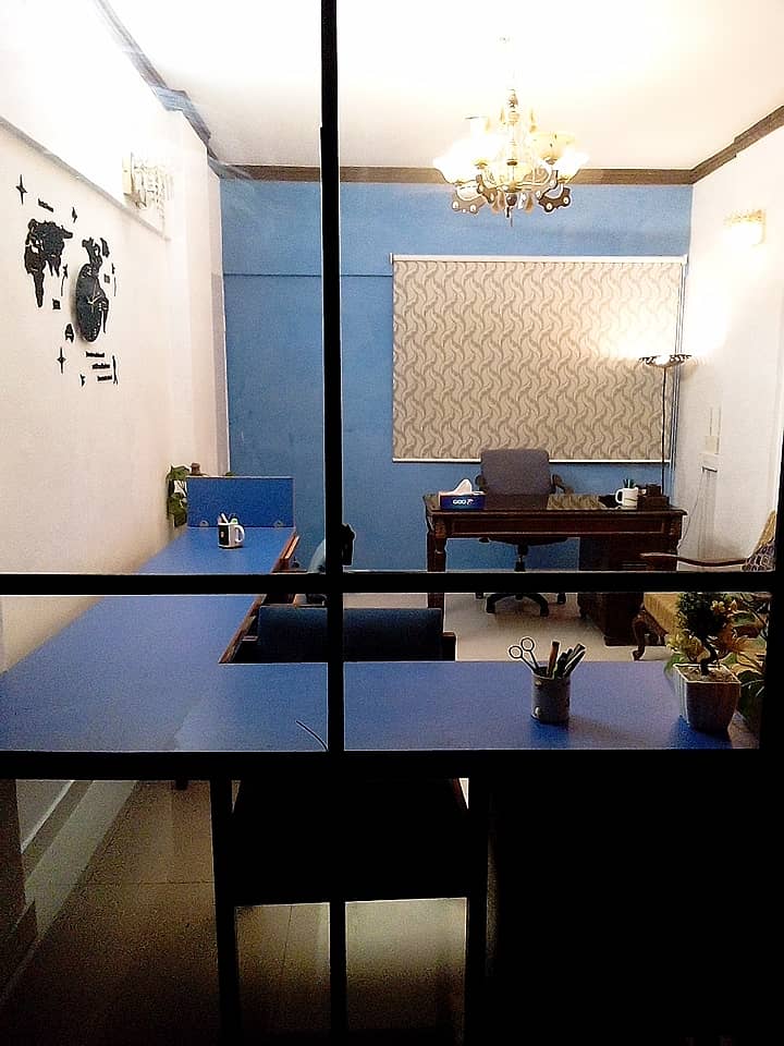 Full Furnished office /OR Furnished Room with water, Internet 1