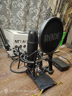 Rode NT1 Ai-1 Microphone Complete studio kit with Audio interface