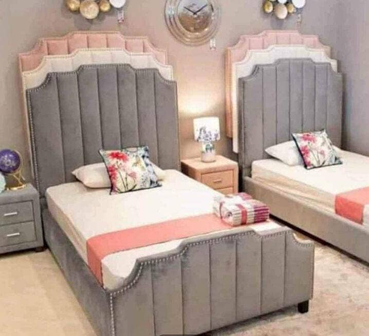 Bed/double bed/wooden bed/furniture/king size bed/luxury bed 13