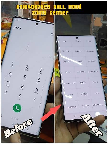 Glass Crack Change Samsung S10,S20,S21,S22,S23,Note20Ultra,Note10, 10