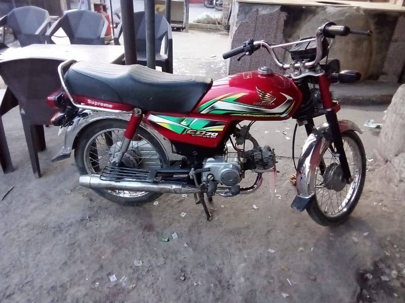 Honda cd70 fit bike Faisalabad number 12model ha total original ha 4
