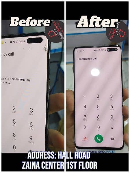 Crack Display repair Samsung S10,S20,S21,S22,S23,Note20Ultra,Note10, 5