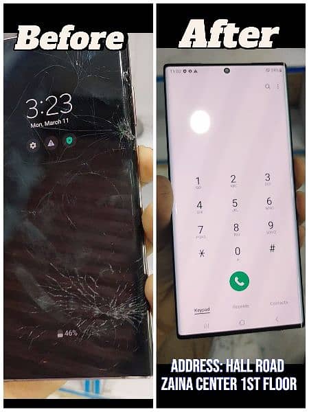 Crack Display repair Samsung S10,S20,S21,S22,S23,Note20Ultra,Note10, 9