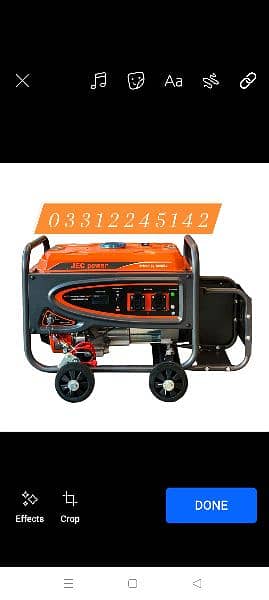 3.0kva to 10kva branded generator available. 9