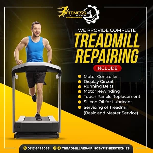 Treadmill Repair at doorstep karachi 5