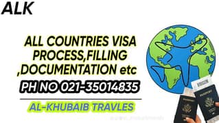 All Countries visa filling and documentation Services available