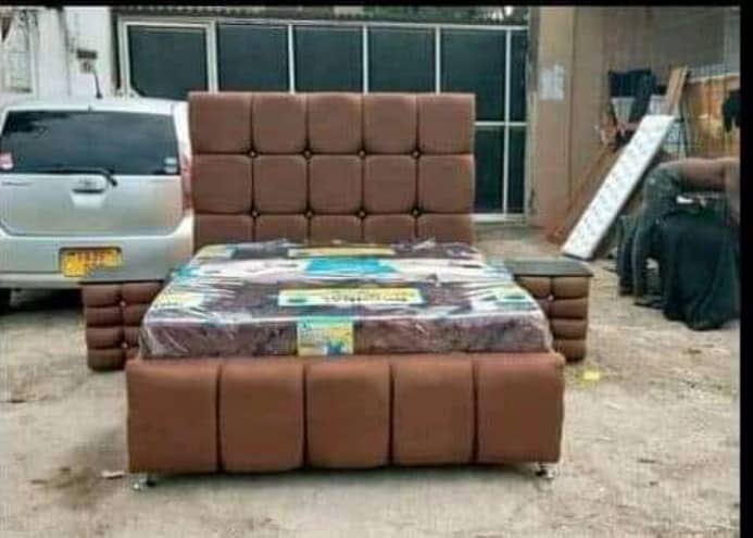 Double Bed,bed,poshish bed,bed for sale,bed set,furniture for sale 7