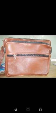 pure leather beg locally hand made