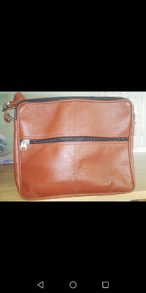 pure leather beg locally hand made 1