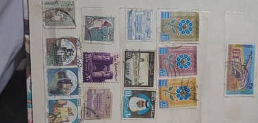 Vintage stamp collection