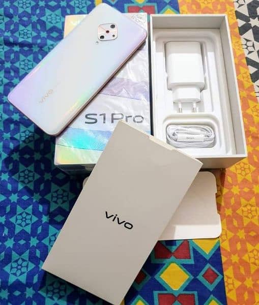 vivo s1pro 8/128 GB complete box arjant sale contact wtp 0348=9306059 0