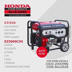 Honda/Generator/EZ-3000cxs/2.5kVA/Self-Start 0