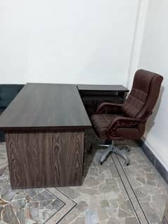 executive table and chair