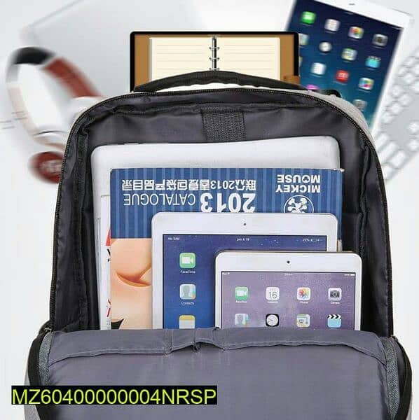 Imported casual laptop+Collaga backpack 1