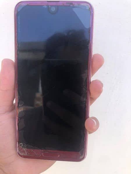 aquos r 2 for sale official pta approved all ok only back crack 3