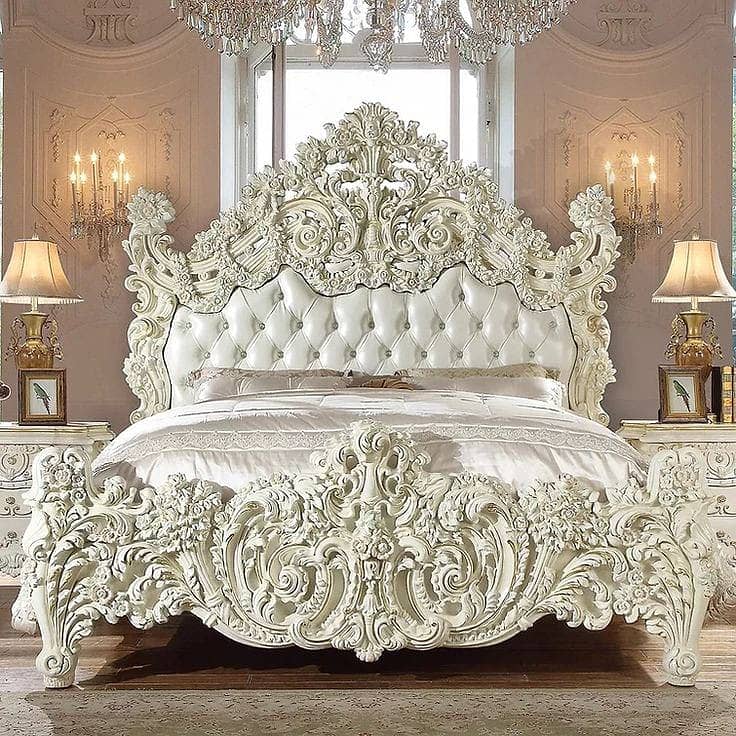 bed set, double bed, king size bed set, bedroom furniture, bridal set 0