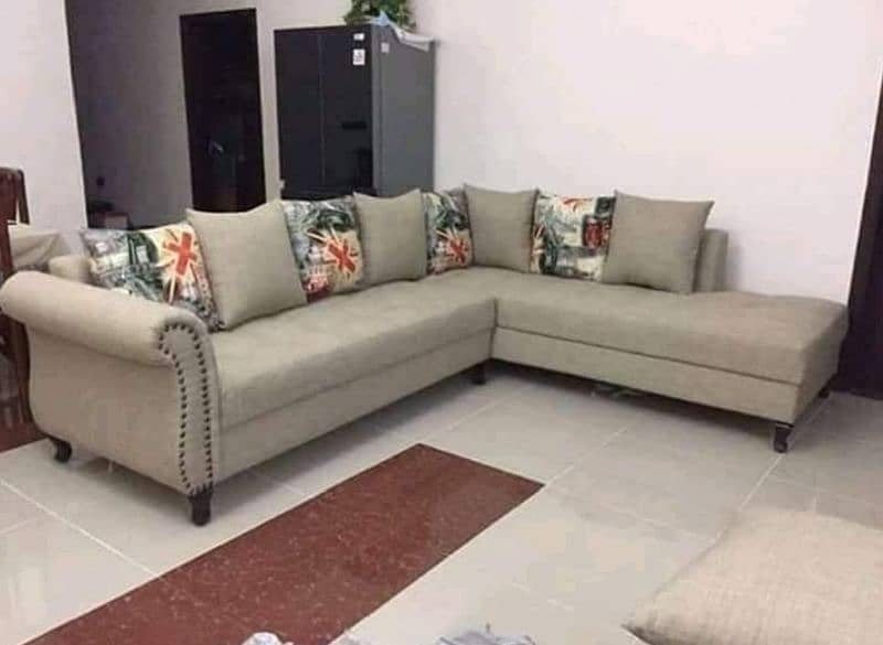 wooden Sofa/Sofa set/L Shape Sofa Set/Luxury Sofa Set/Furniture 9