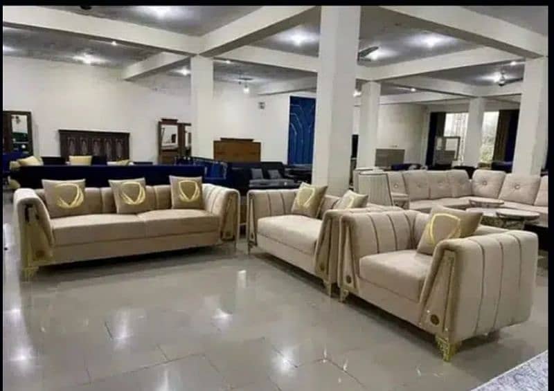 wooden Sofa/Sofa set/L Shape Sofa Set/Luxury Sofa Set/Furniture 1