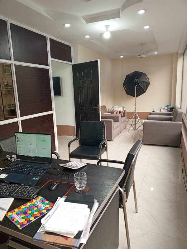 5 Marla fully furnished modern office for rent in Bahria Town Lahore 14