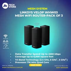 LinksysVelop Mesh Router/WHW03 V2 /Tri-Band Mesh WiFi Router