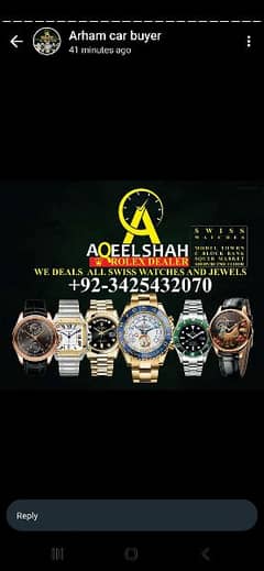 Swiss Watches best hub in Pakistan Swiss made and luxury watches
