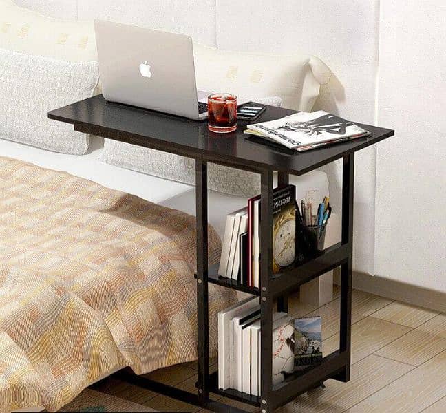 Wooden Laptop Side Table For Sofa and Bed 4