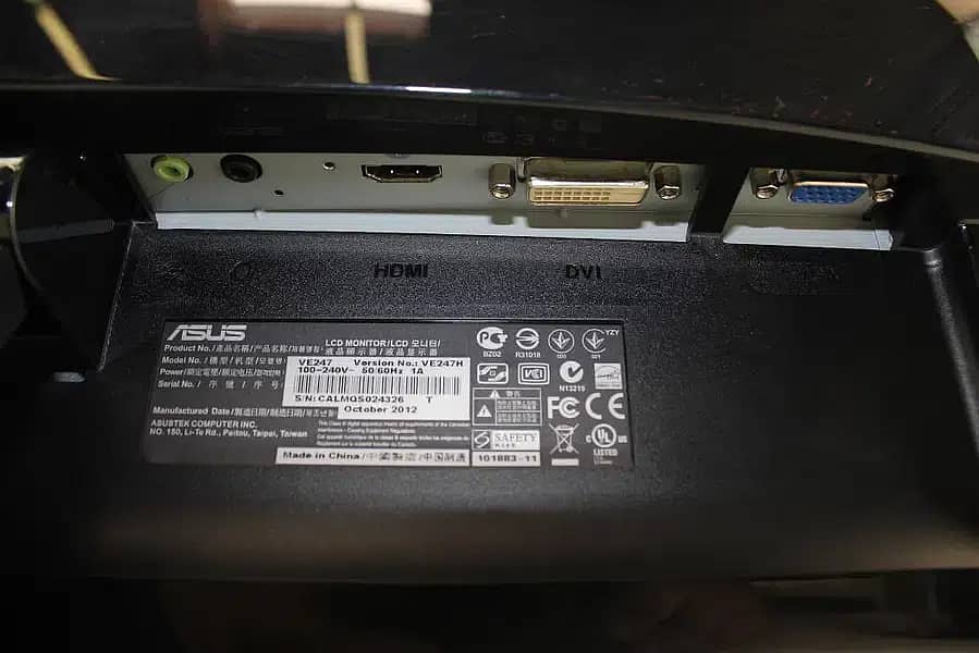 ASUS VS247 24"60Hz FHD1080p Gaming Monitor 5