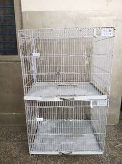 2 Foldable Cages with free Breeding Box full new 0