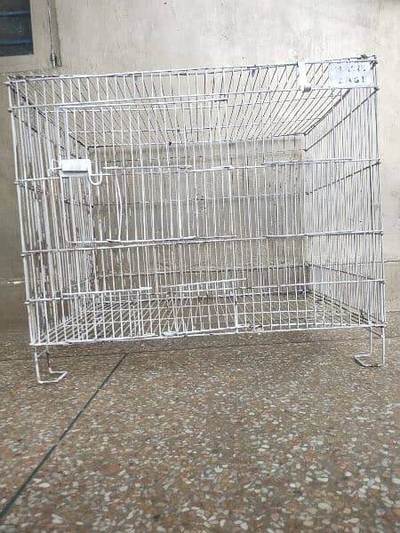 2 Foldable Cages with free Breeding Box full new 3