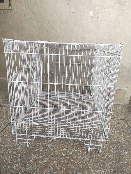 2 Foldable Cages with free Breeding Box full new 4