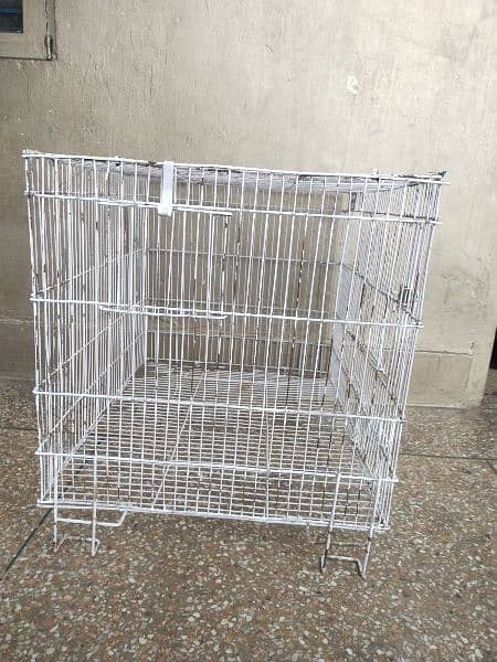 2 Foldable Cages with free Breeding Box full new 6