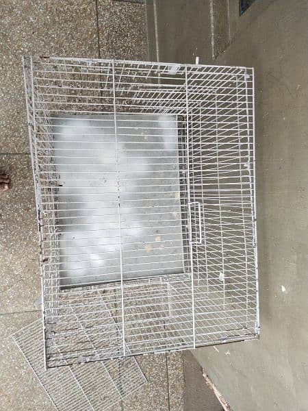2 Foldable Cages with free Breeding Box full new 7