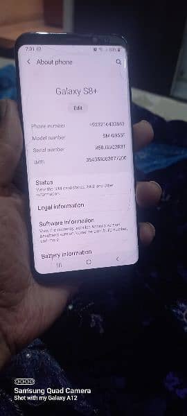 Samsung S8+ for sale 7