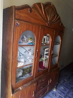 3 door Wooden almari for sale urgent