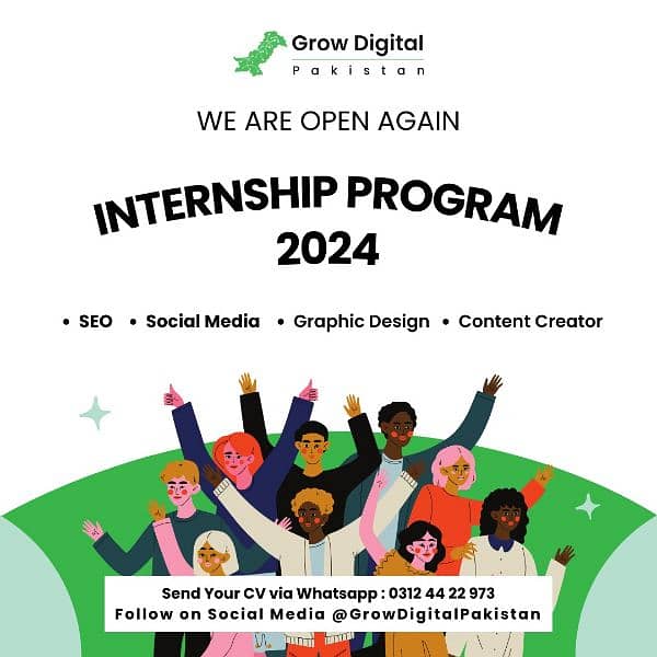 Digital Marketing Internship Program Lahore 2024 0