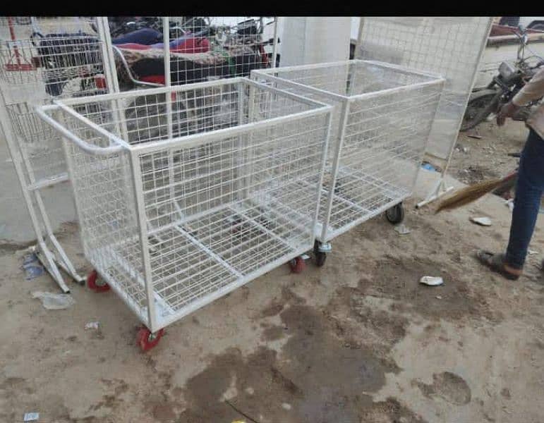 wire mesh tray cable tray trolleys 2