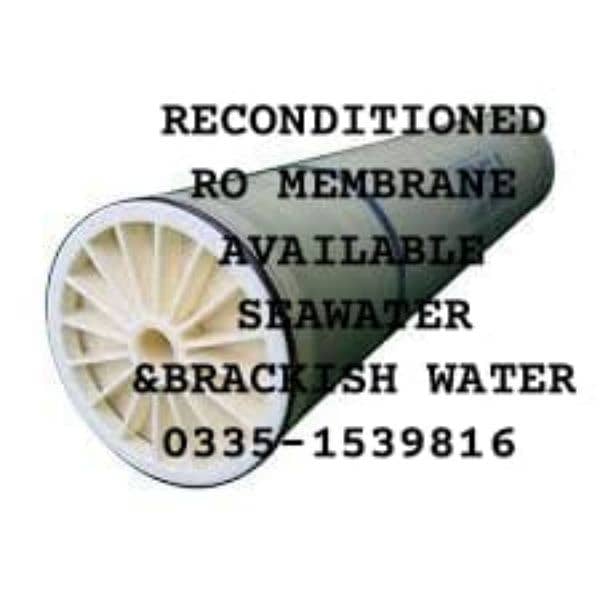 Ro Membrane Reconditioned and new guaranteed Ro plant manufacturer 0
