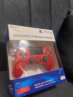 original PS4 DUALSHOCK 4wireless controller magma red (mint condition)
