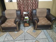 2 sofa set for sale both are in good condition