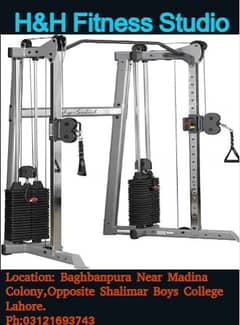 Cable Crossover Machine| Functional Training Center with Dual Weights 0