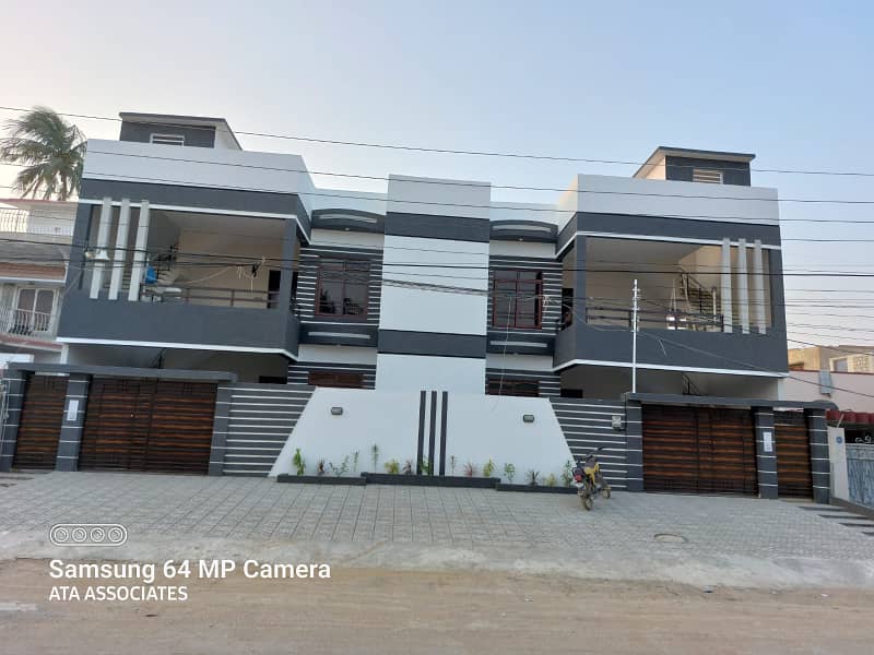Brand New Portion first floor with roof block I North nazimabad 0
